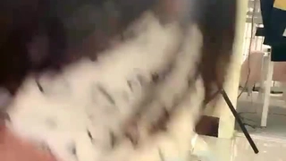深色头发的学生在高清视频中被肛交